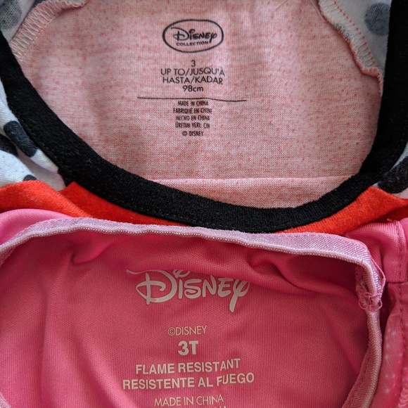 Girls Disney Minnie Mouse nightgowns 3T - Picture 4 of 4